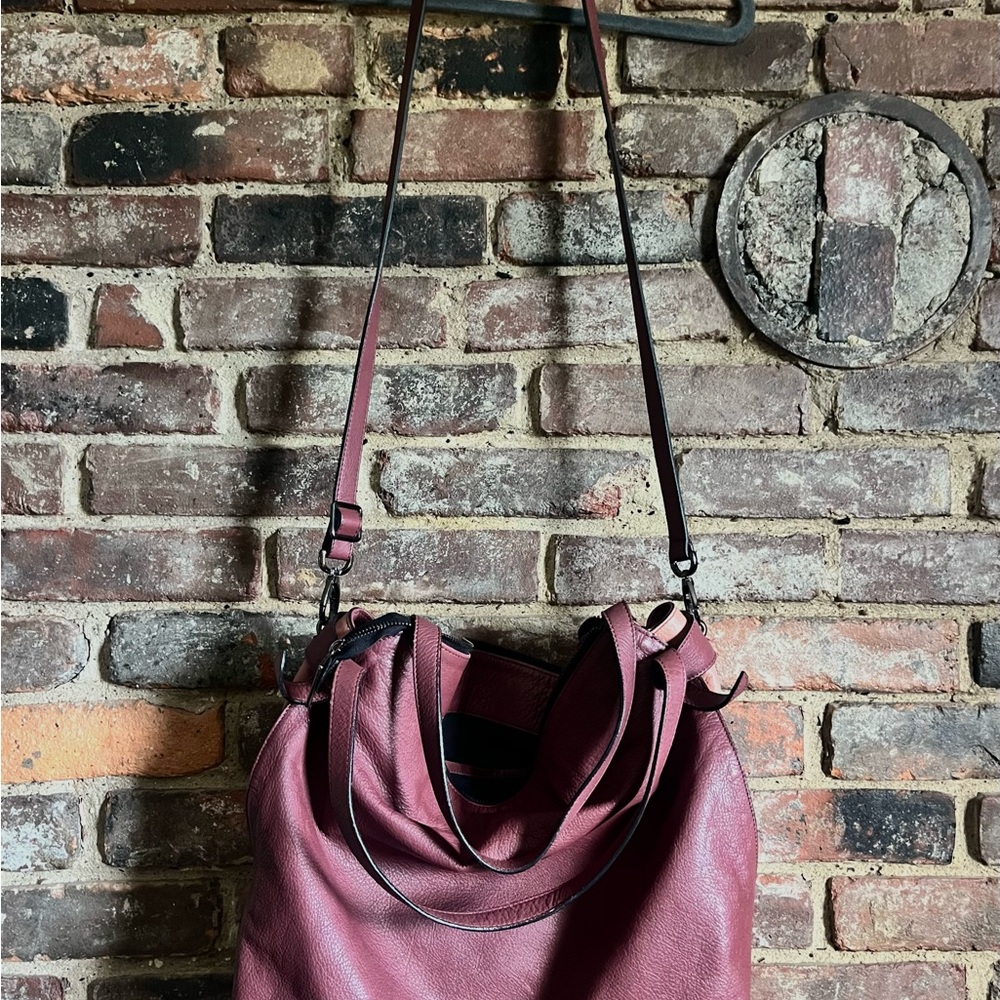 Vittoria Napoli leather crossbody- Italian leather